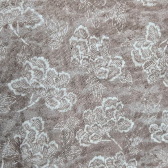 PRANA Mauve Multi Color Lace Pattern Long Sleeve Top Lightweight & Semi Sheer Sm - Picture 4 of 9